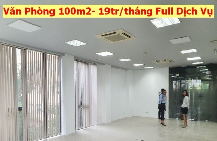 Cho thuê văn phòng phố Chùa Láng 100m2 - 20tr/tháng